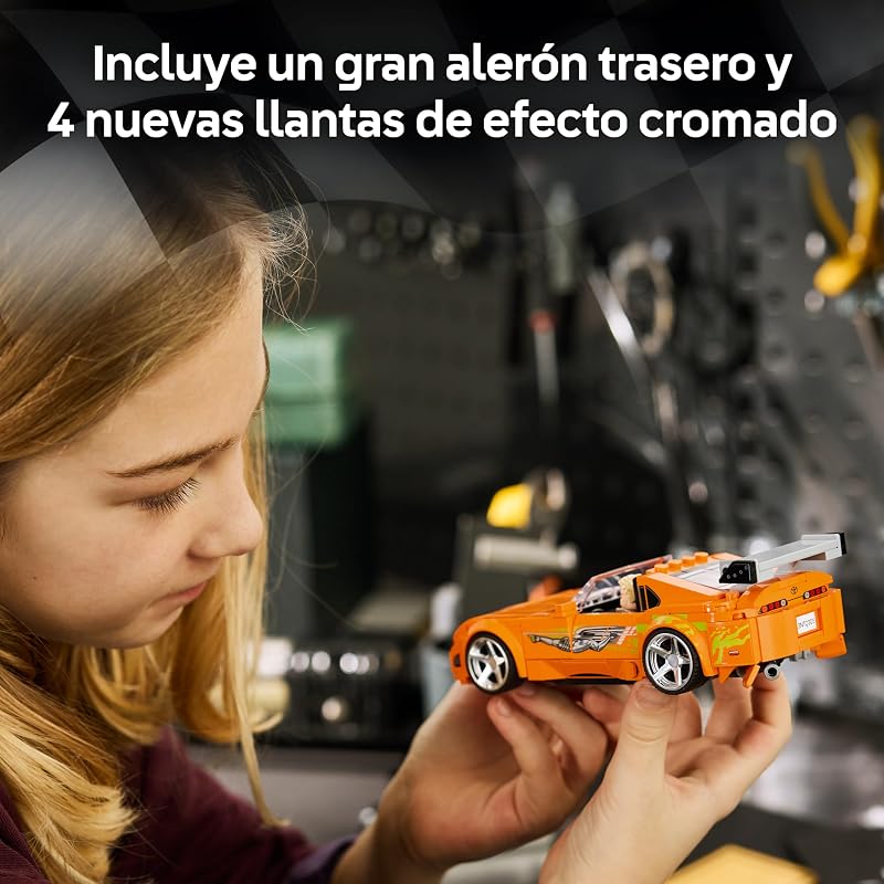 Speed Champions Toyota Supra MK4 de A Todo Gas - Maqueta de Coche Deportivo de Juguete con Minifigura de Brian O'Conner - Regalo Stem para Niños de 10+ Años Fans de Fast & Furious - 77260 — foto 4 de 8