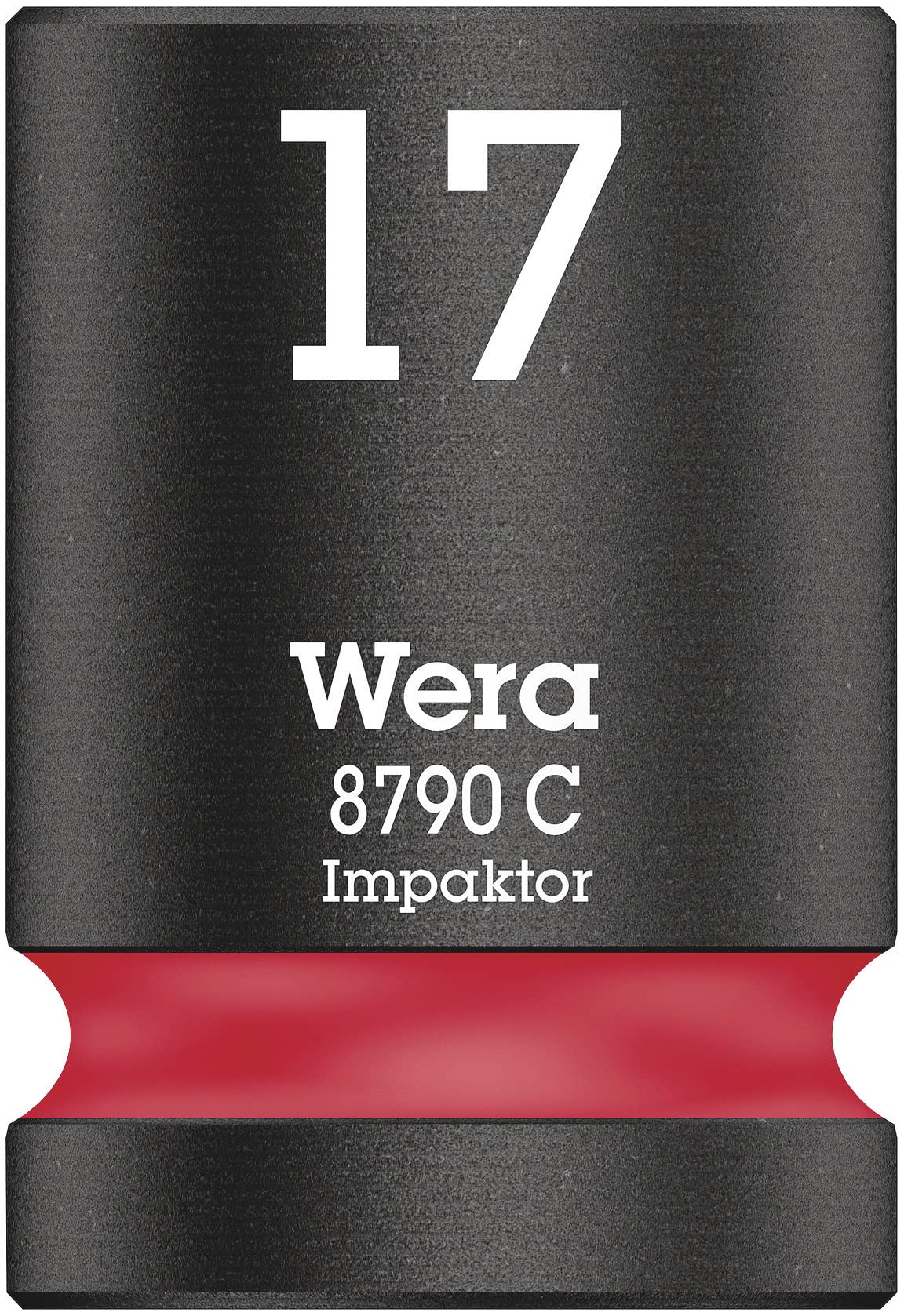 Wera 8790 C Impaktor Socket, 1/2" Drive, 17 mm, 05004574001, Red