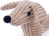 Petface Dougie Deli Cord Plush Puppy Dog Toy view 6