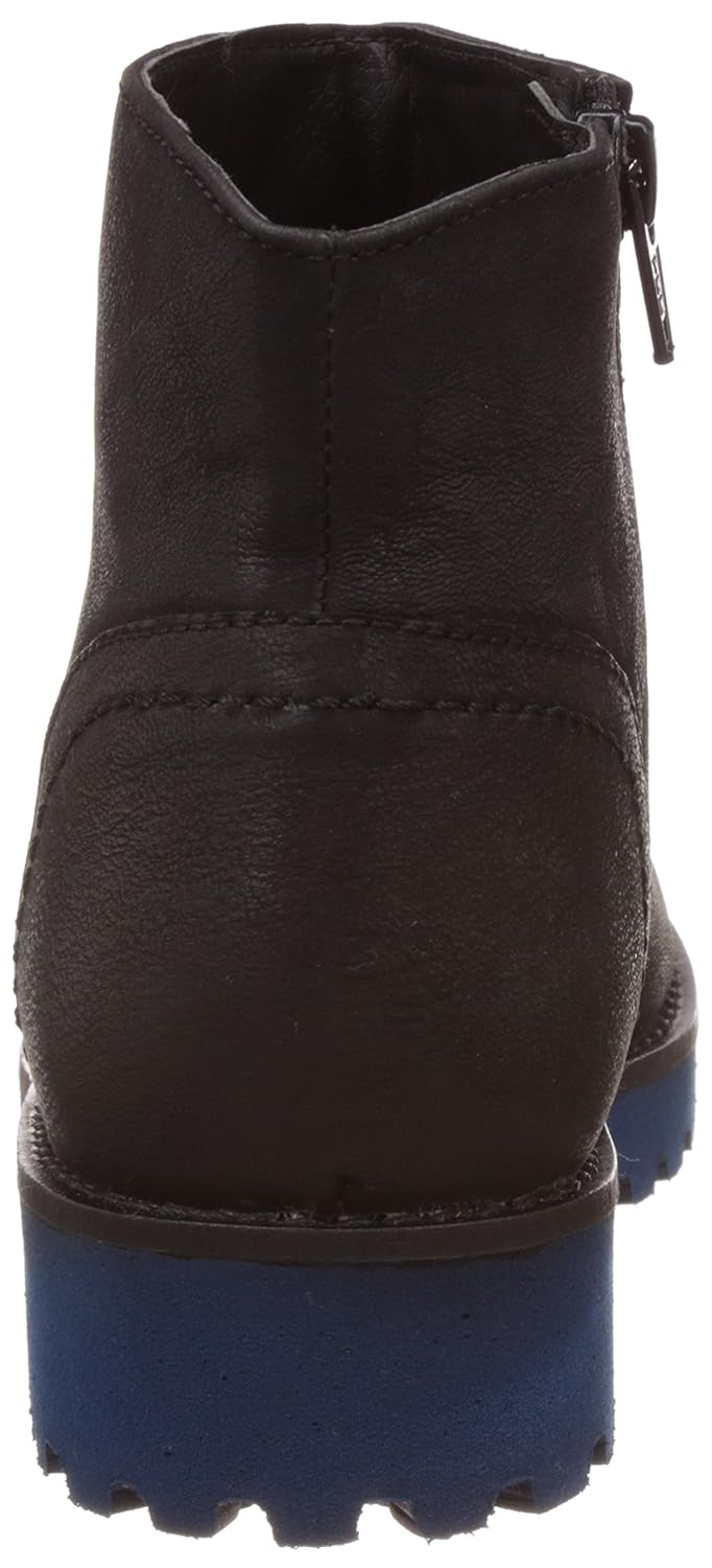 hush puppies women's betty black leather boots - 5 uk/india (38 eu)(5046958)