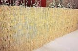 Abaseen Natural Split Reed Fence Screening 1m x 5m Garden Outdoor view 4