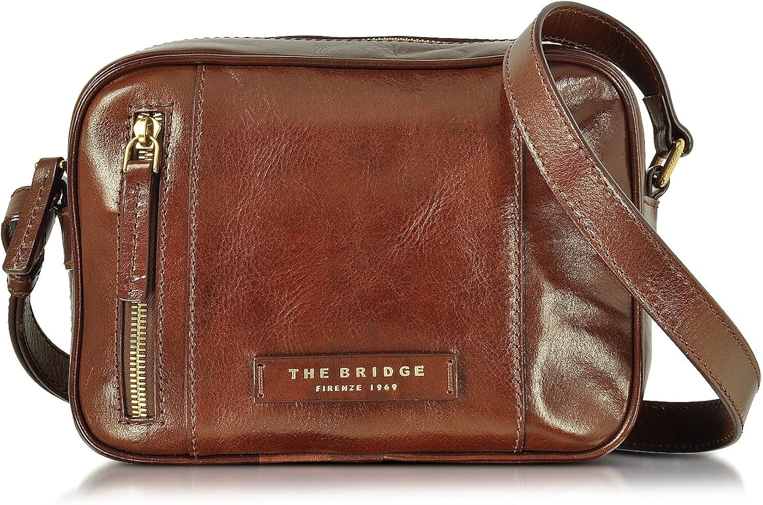 The Bridge Women's 0436160114 Brown Leather Shoulder Bag Amazon.co.uk