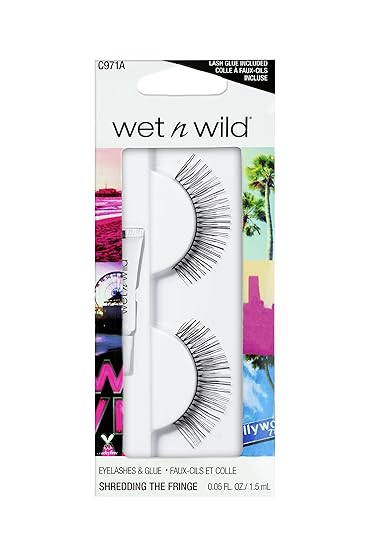 Amazon Com Wet N Wild False Lashes Shredding The Fringe 1 Fluid Ounce Beauty