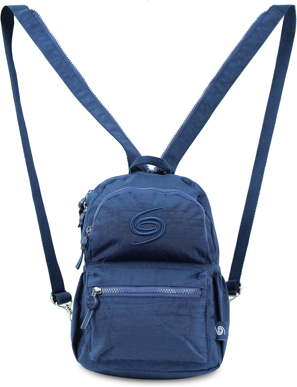 navy blue mini backpack