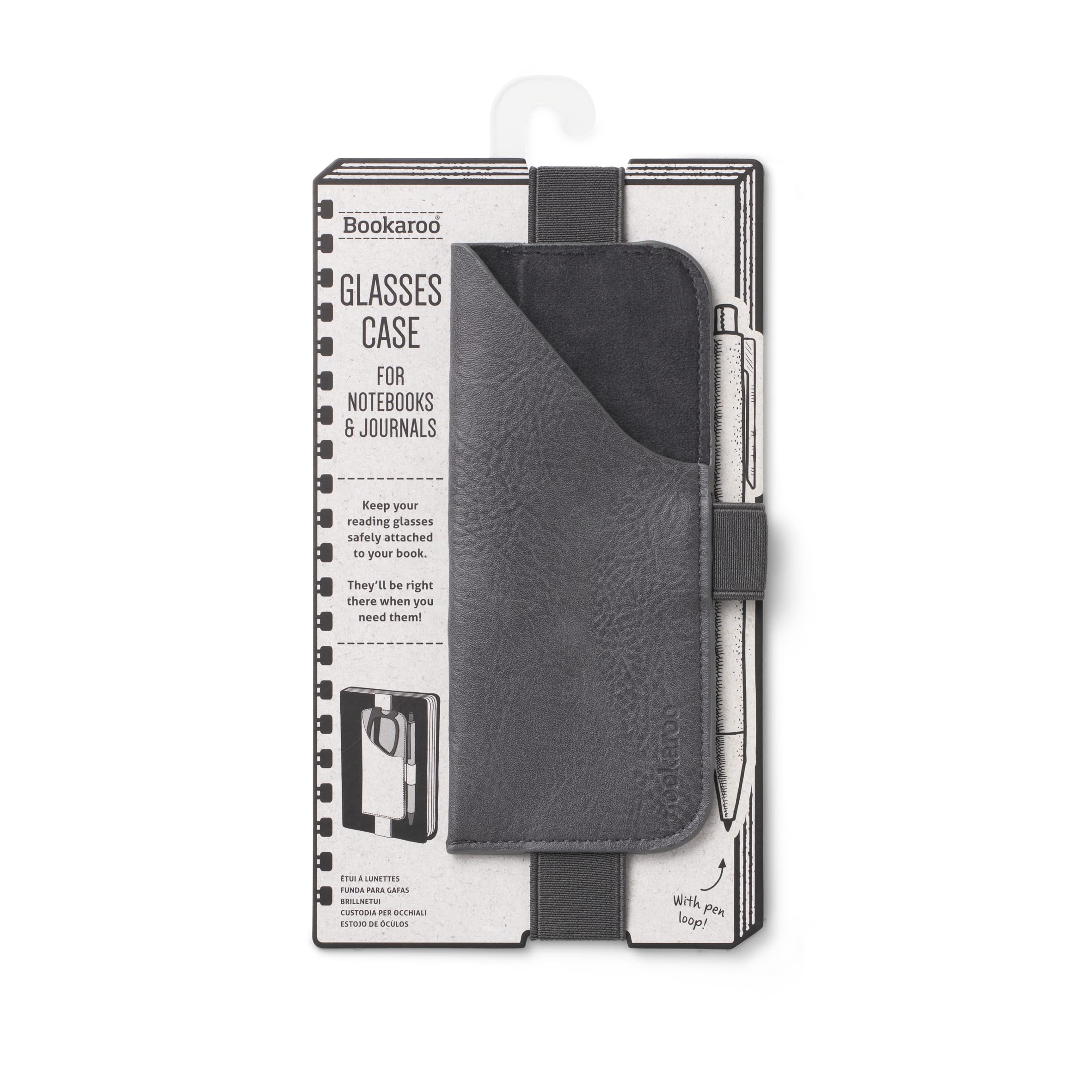 IF Bookaroo Glasses Case - Charcoal