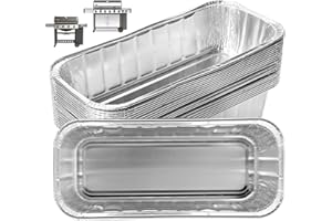 GS4 Genesis 2 Foil Drip Pans for Weber GS4 Genesis II/II LX 400/600(2016+), Summit 400/600 SER, Searwood 600,6489 Aluminum BB