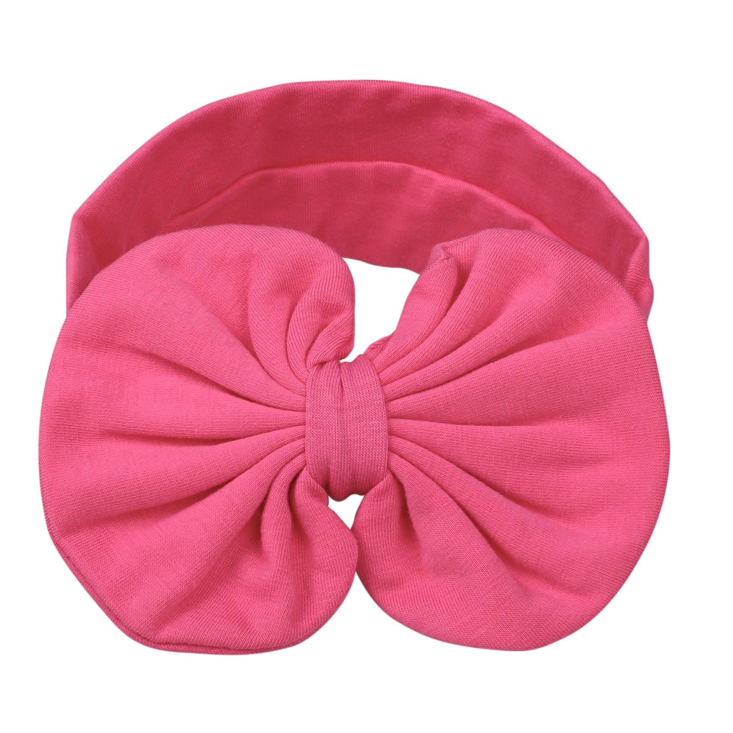 Itaar Baby Girl Headband Soft Bow Knot Cotton Head Wrap Set Of 8 Colors