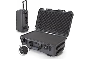 NANUK 935 Hard Case with Cubed Foam – Waterproof Protective Equipment Case with Wheels, 22” x 14” x 9” – Dustproof and Impact