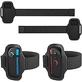 FANPL 2 Pack Upgraded Leg Strap for Nintendo Switch 2/1/Switch OLED Joycon 1/2 Controller, Adjustable Elastic band for Switch Sports Game Accessories/Ring Fit Adventure, Suitable for Adults & Children