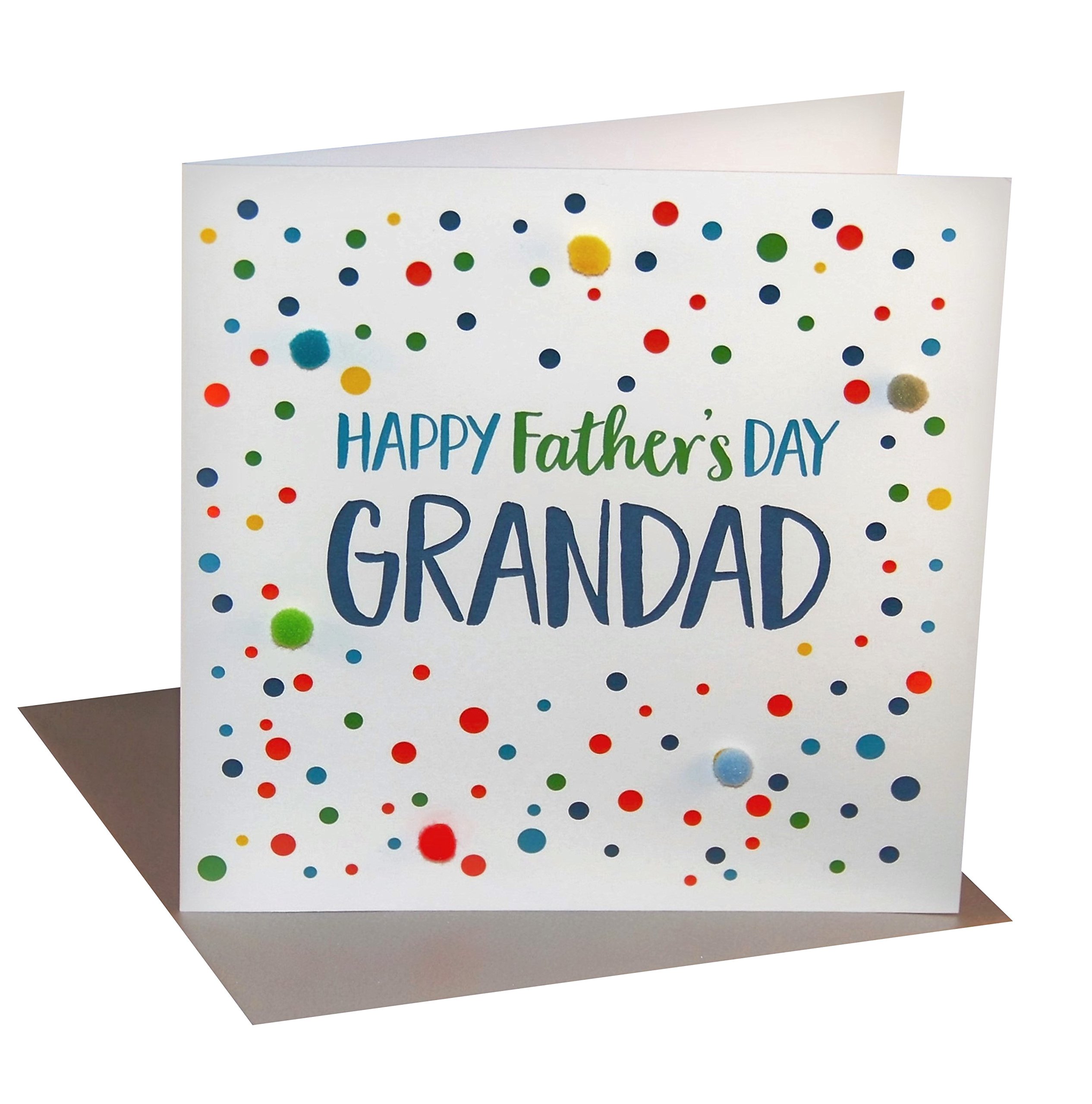 Pom Pom Grandad Father's Day Card