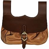 Mythrojan Medieval Leather Cosplay Belt Pouch LARP Costume Renaissance Bag