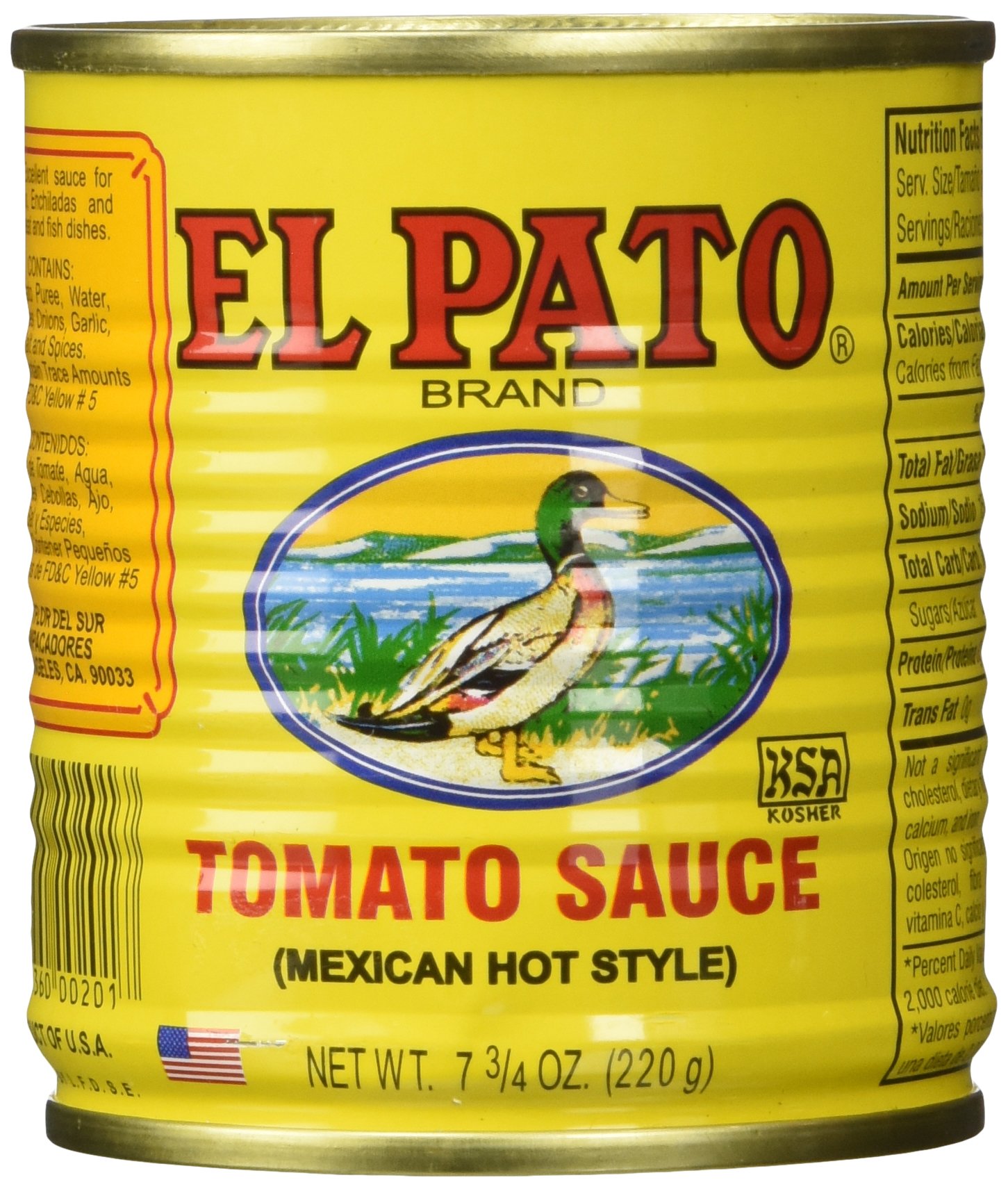 El Pato Mexican Hot Style Tomato Sauce Salsa de Chile