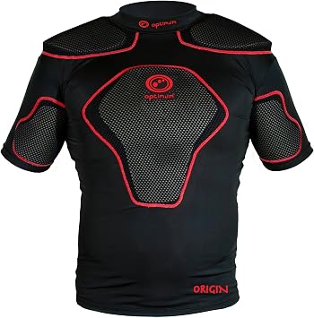 Gilbert Protections D'Épaules Rugby Charger X1 Taille 2XL - Rembourrage Haute Densité Pour Épaules, Bras, Dos - 8
