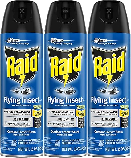 raid flying insect killer pets