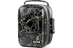 OZCHIN Smell Proof Bag with Combination Lock File Organizer Case Container Medicine Odorless Storage Lock Box Great Gift for Friend