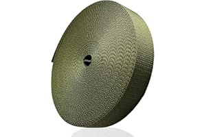 ADALT LION Nylon Webbing 1 Inch 1.5Inch Wide, Heavyweight Webbing Strap 12 Yard, Nylon Straps for Indoor or Outdoor DIY Gear Repair, Pet Collars, Crafts