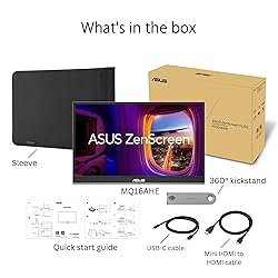 ASUS ZenScreen 16” OLED USB-C portable monitor