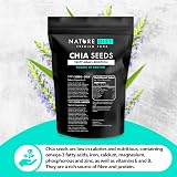 Nature Diet Chia Seeds 2x1000 g Salvia Hispanica High in Omega-3 Fiber view 4