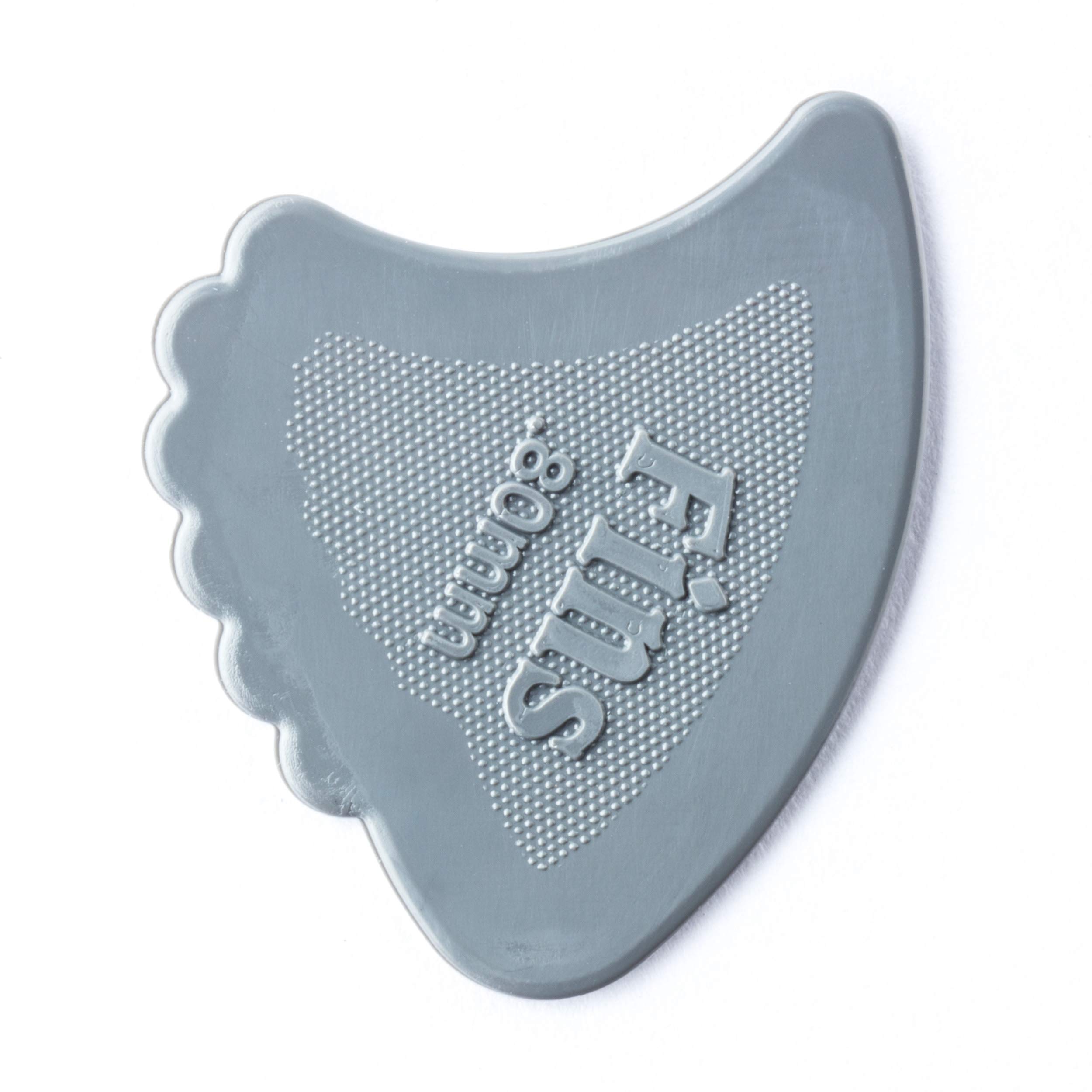 Jim Dunlop 444R.80 Guitar Picks, 0.80 mm, Grey