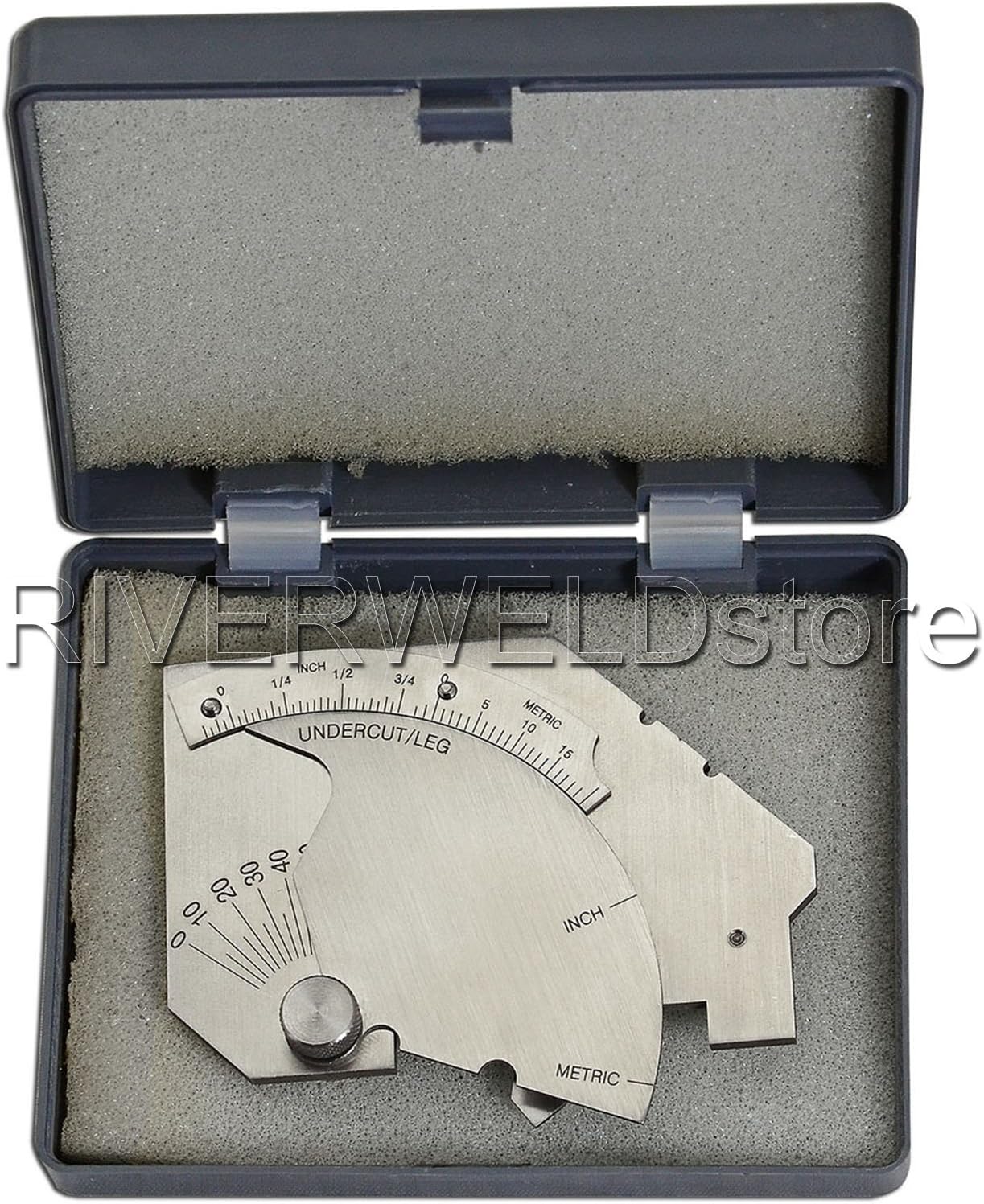 RIVERWELD Bridge Cam Gauge Test Ulnar High-Low Misalignment Checks Depth of Undercut Pitting Fillet Weld Length Throat Size Angle of Preparation - Image 3