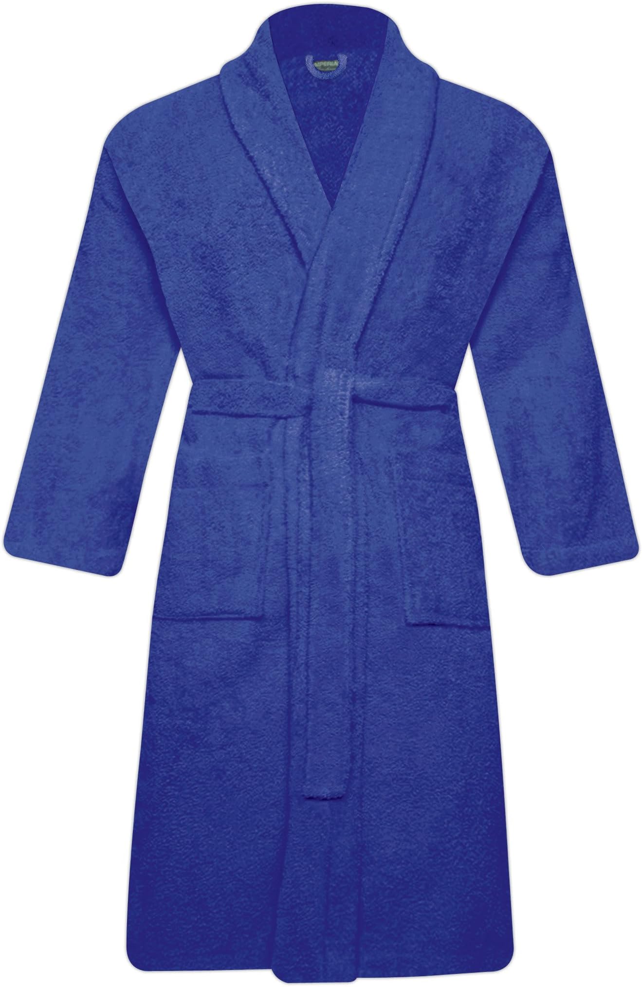 Luxury Mens & Ladies 100% Cotton Terry Toweling Adult Shawl Collar Bath Robe Dressing Gown Bathrobe with Belt