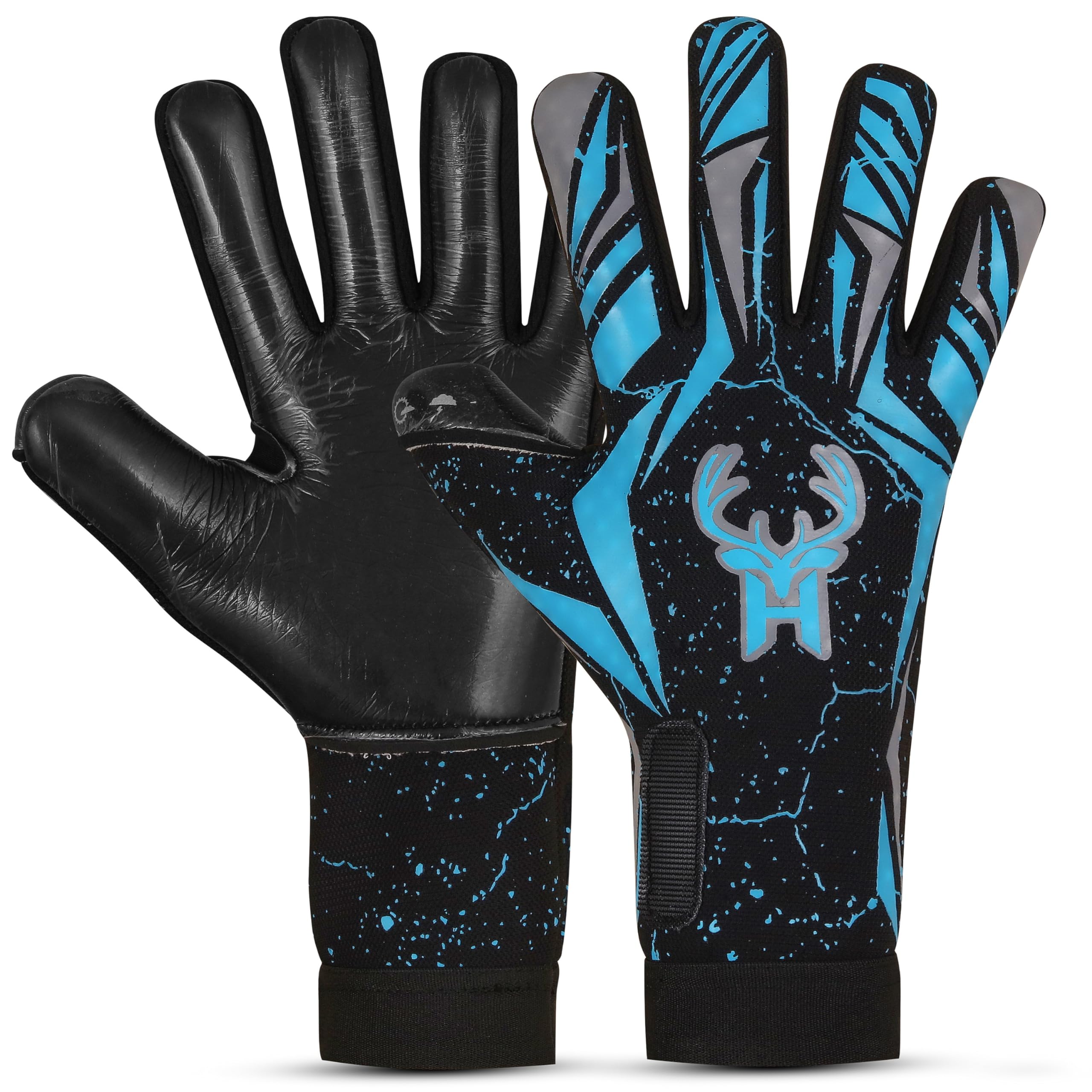 HHH Football Goalkeeper Gloves For Youth Adult Professional Soccer Goalie Gloves with 4mm Anti-Slip German Latex Super Grip Palms For the Toughest Saves Goalkeeping Gloves (5)