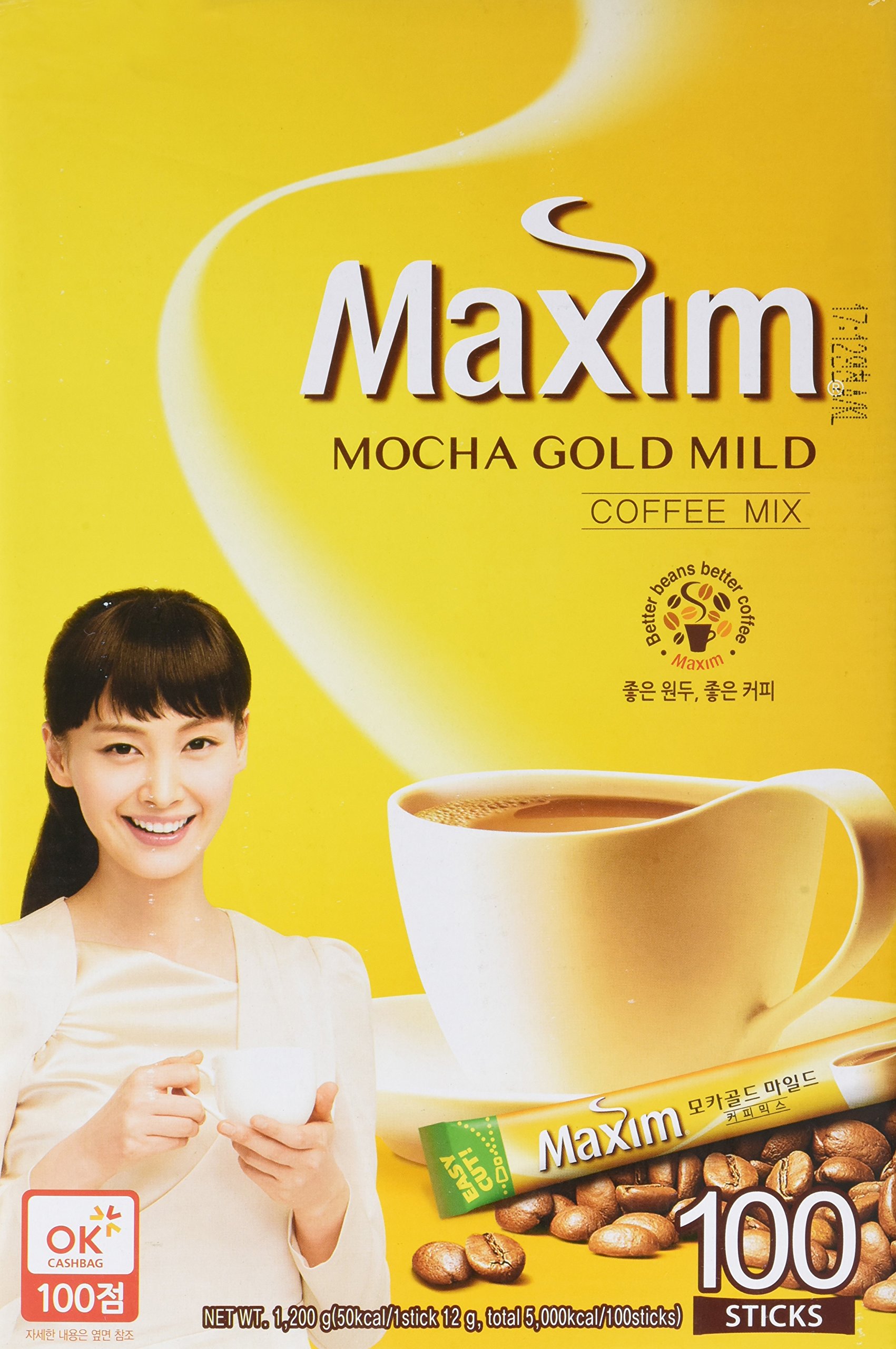 Maxim Mocha Gold Korean Instant Coffee 100pks eBay