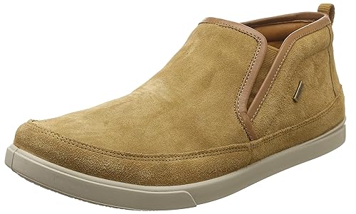 woodland men's leather boat shoes