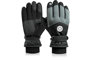 DOFOWORK Ski Gloves - Winter Gloves Waterproof Breathable Snowboard Gloves for Cold Weather, Snow Gloves for Men/Women