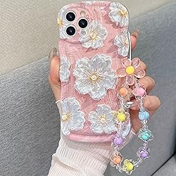 for iPhone 11 Pro Curly Wavy Case, Cute Colorful