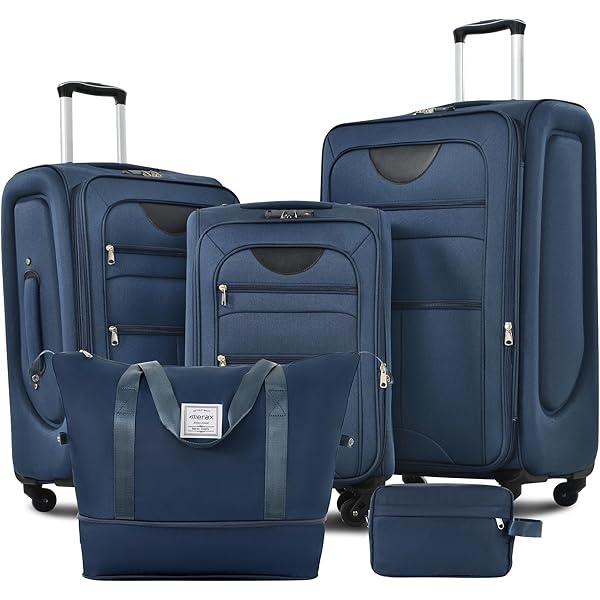 Amazon.com: Merax Softside Luggage Set 3 Piece Suitcase with