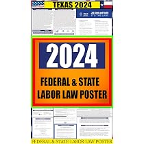Amazon.com : 2024 Texas (TX) State Labor Law Poster - State, Federal and  OSHA Compliant Laminated Poster - Ideal for Posting in The Workplace - Easy  to Read Print - Perfect for