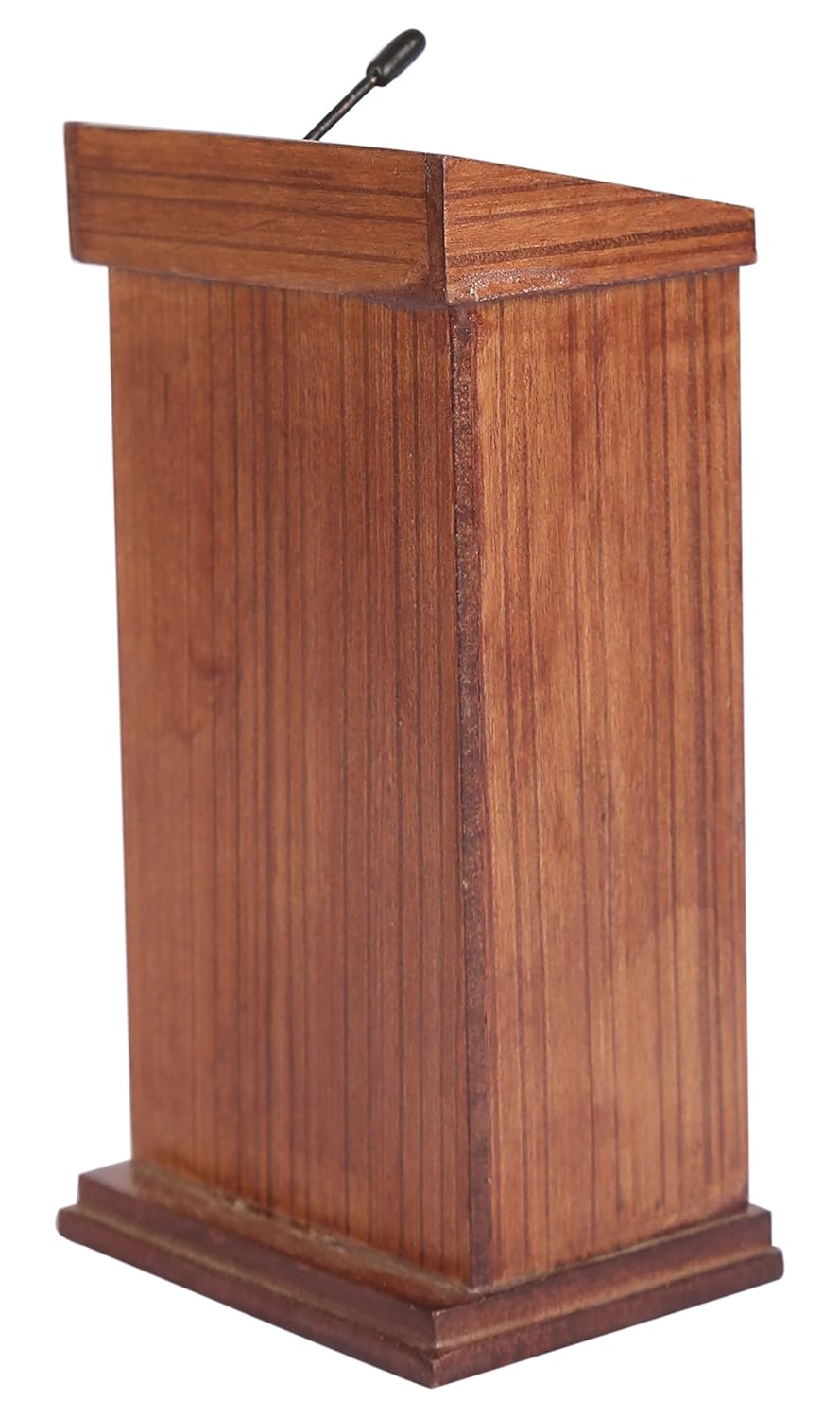 Buy Desiadda Wood Mic Stand Showpiece 7 Cm X 5 5 Cm X 13 5 Cm