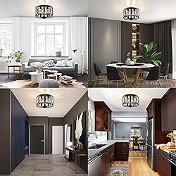 Crystal Ceiling Light Flush Mount for