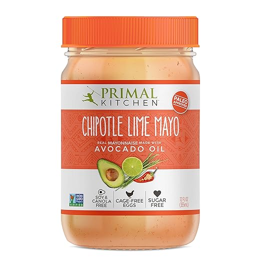 Primal Kitchen Avocado Mayonnaise, Chipotle Lime, 12 Ounce