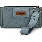 X Wrangler Wristlet Wallet Large Clutch Women's Wallets Rfid Card Cases & Money Organizers with Coin Purse and Smooth Zipper