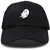 DALIX Ghost Embroidered Mens Womens Cotton Dad Hat Baseball Cap Adjustable