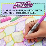 Sharpie Glam Pop Permanent Markers Fine Point 12 Assorted Colours view 3