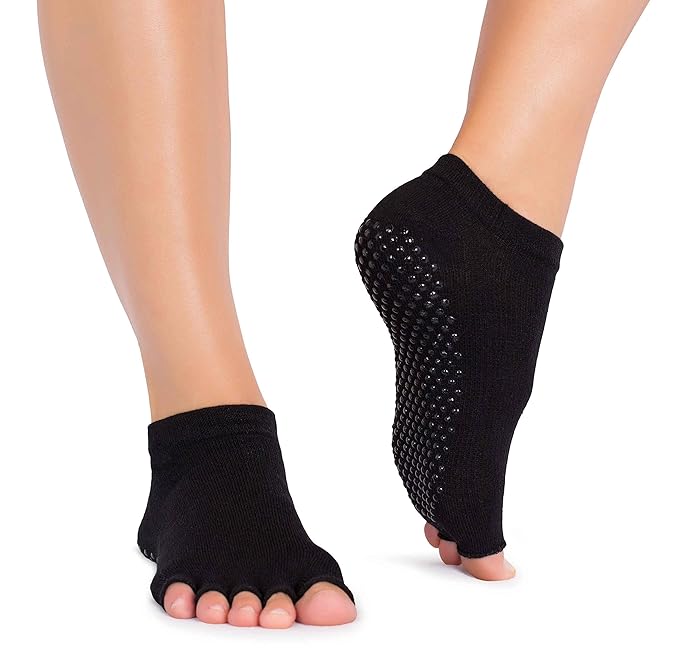 Amazon.com: Toe calcetines para Yoga y Pilates Calcetines 5 ...