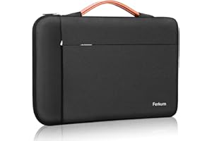 Ferkurn Laptop Case 15.6 inch Waterproof Laptop Sleeve 15 16 inch Compatible with Macbook Air 15 M3 2024 M2 2023, 15 16 inch 