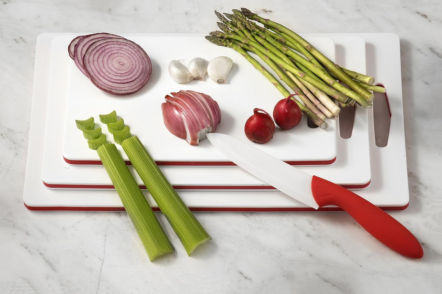 The Cutting Boards Komax Triple Layer Cutting Board (Set of 3) products