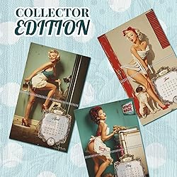 Pin-Up Calendar 2026, Caught in the Act, 2-Panel