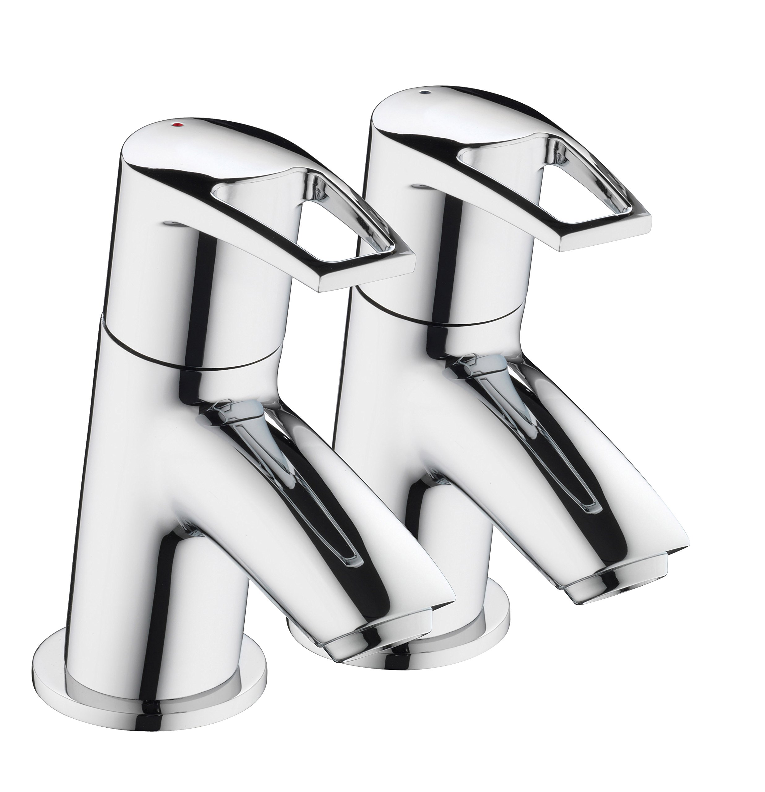Bristan SM 3/4 C Smile Bath Taps - Chrome Plated