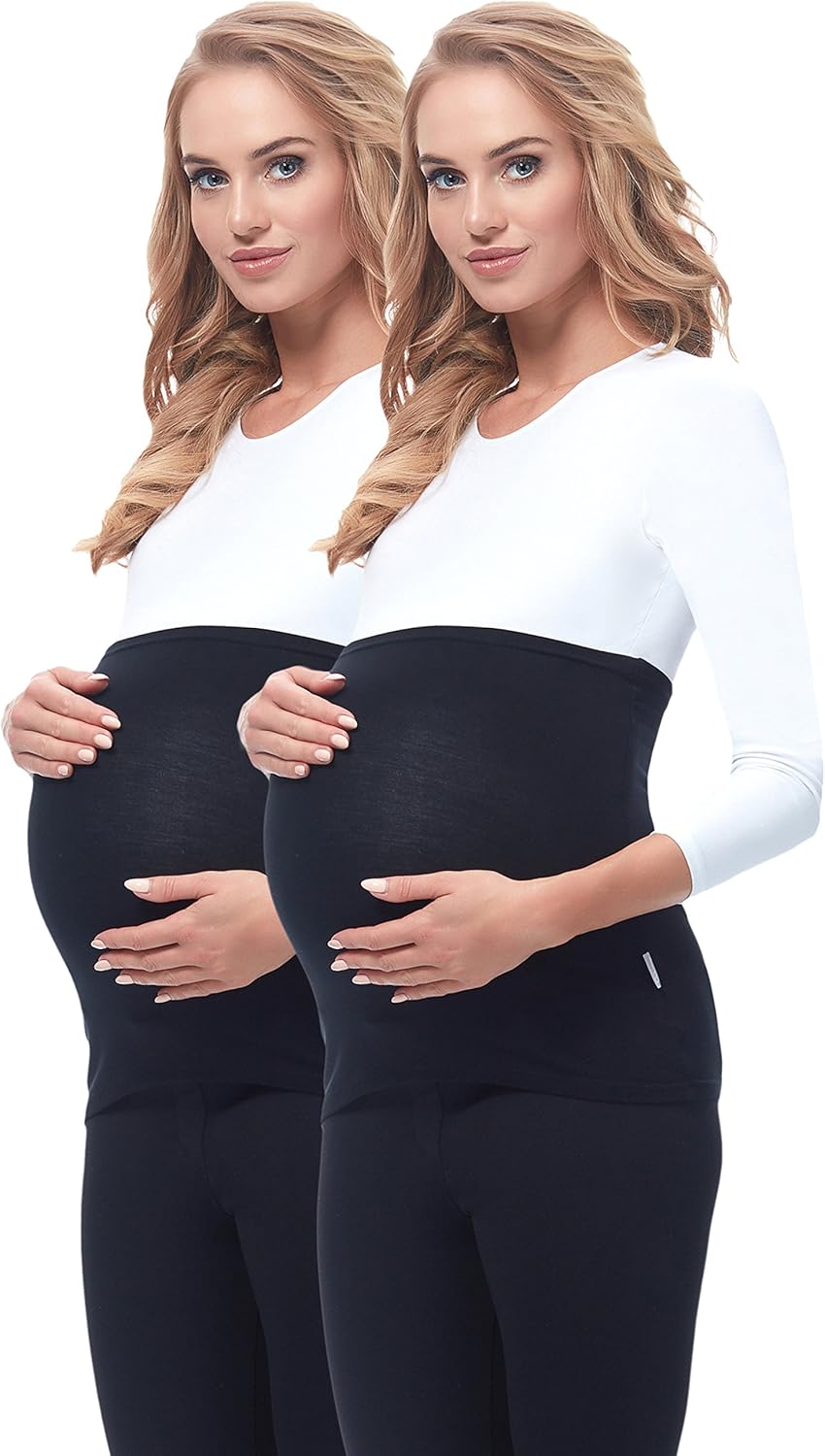 Be Mammy Maternity Belly Band 169 2 Pack Amazon.co.uk Clothing