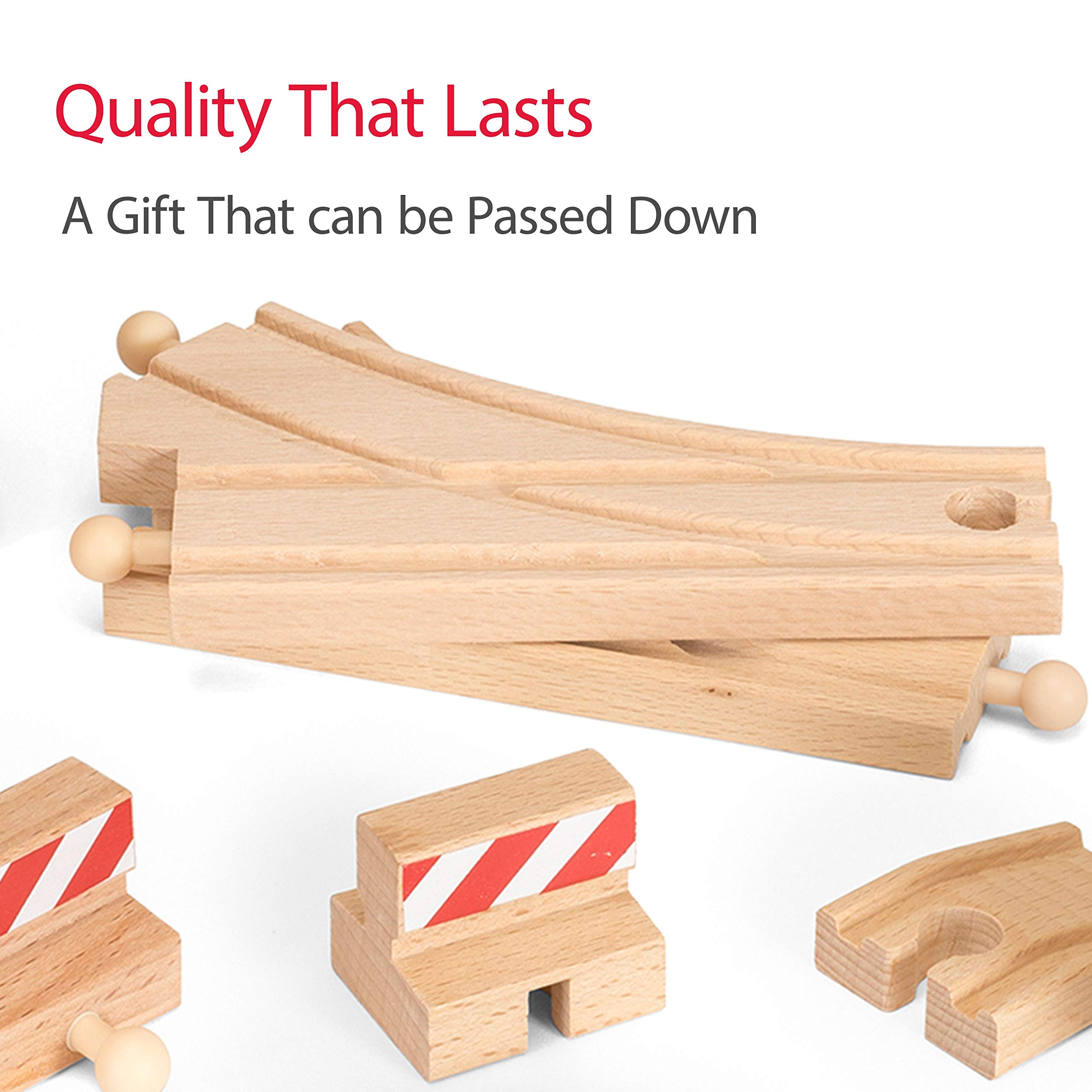 BRIO World Special Track Pack - 50-Piece Set - FSC-Certified Wooden Train Track Pieces - Expand Creativity - Compatible with All BRIO Railway Sets - Kids Ages 3 & Up