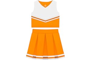 Creative Knitwear College Baby Cheerleader Dress 2-Piece Top/Skirt - Multiple Colors, for Girls (2T - 12 Years)