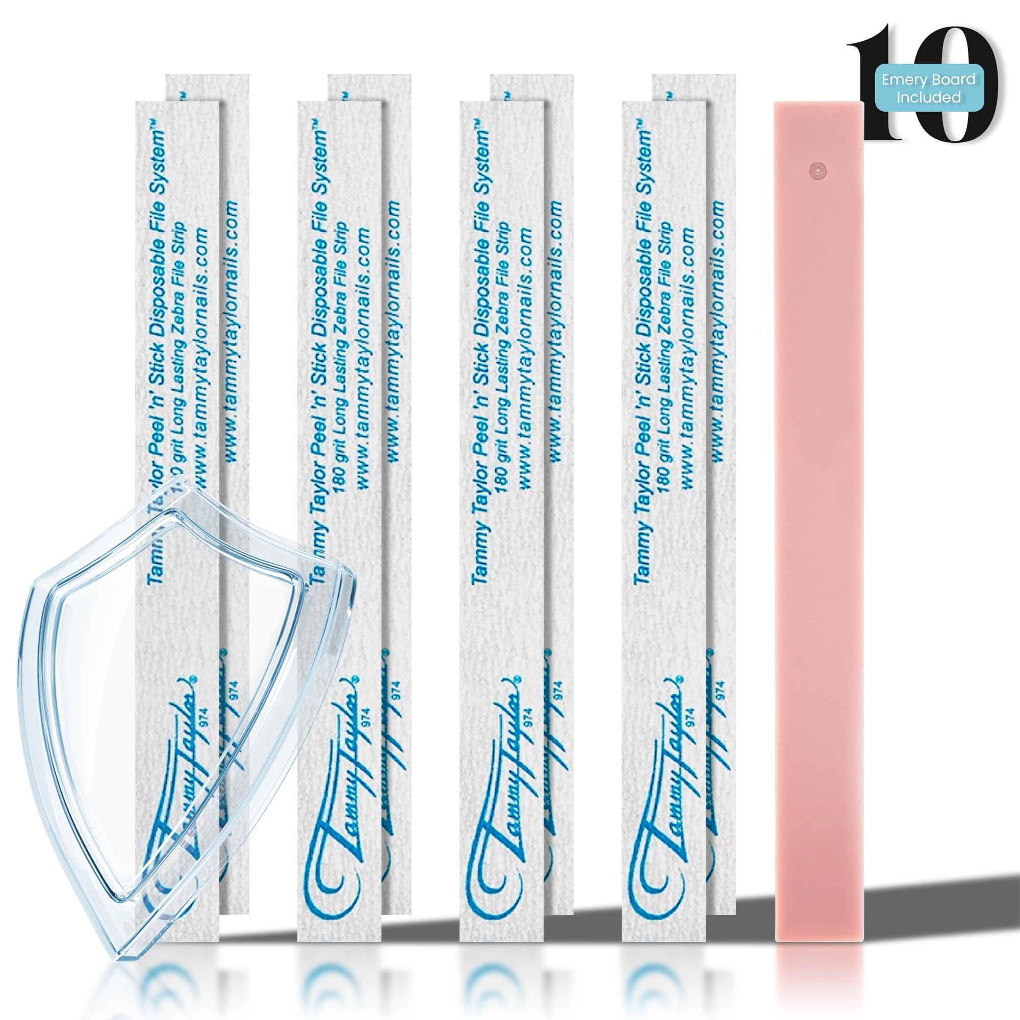 Tammy Taylor Peel 'n' Stick Long Lasing Zebra File 180 Grit 10-pk by Tammy Taylor