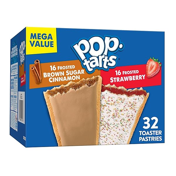 POP-TARTS TOASTER PASTRIES, BREAKFAST FOODS, KIDS SNACKS, VARIETY PACK, 54.1OZ BOX (32 COUNT)