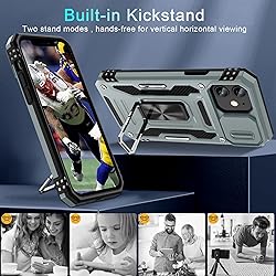DEERLAMN Case for iPhone 11 with Slide Camera
