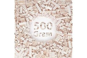 Carlerait Bulk White Building Bricks, Classic Building Blocks Compatible with All Major Brands